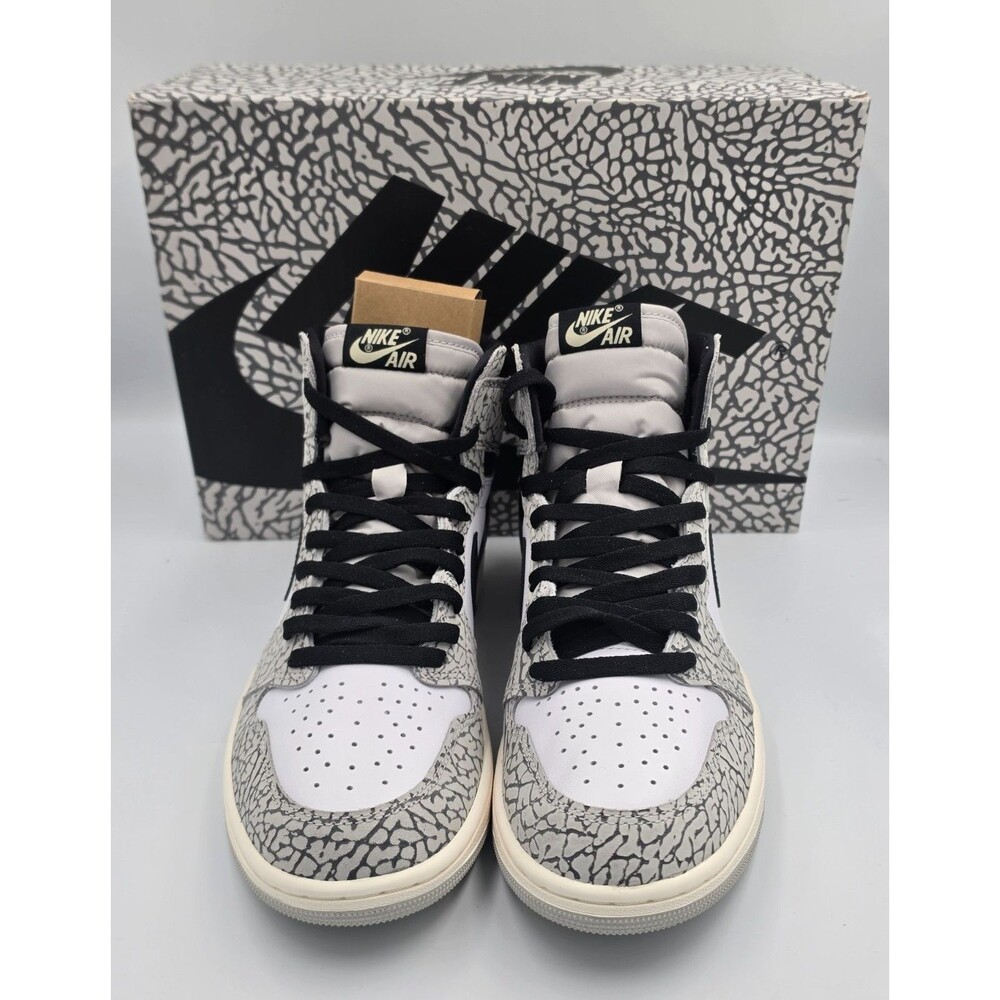 Jordan | Shoes | Nike Air Jordan Retro High Og White Cement Mens 1 ...